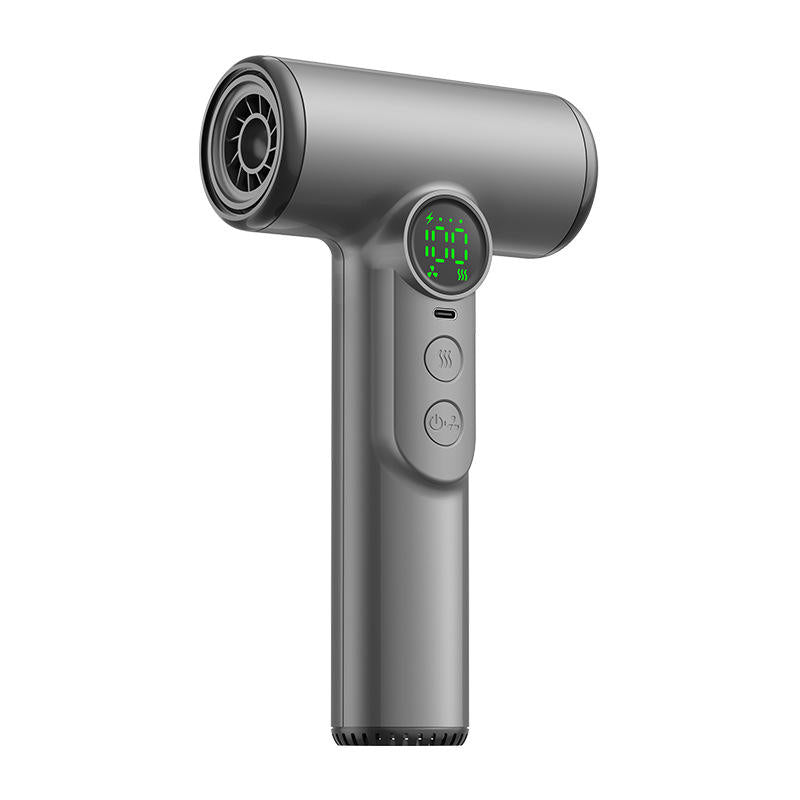 🔌Cordless Rechargeable Hair Dryer, 15600mAh Portable No-Outlet Blow Dryer with Hot & Cold Air, 100 Speed Stepless Adjust, 18W Fast Charging Travel Dryer for Dorm & Outdoor