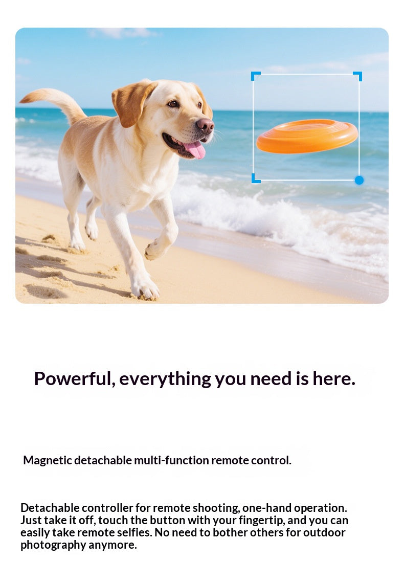 📱 3-Axis AI Phone Gimbal Stabilizer, Smart AI Face Tracking & Gesture Control Handheld Smartphone Gimbal, 280g Load Vlog Live Stream Video Stabilizer for iPhone Android