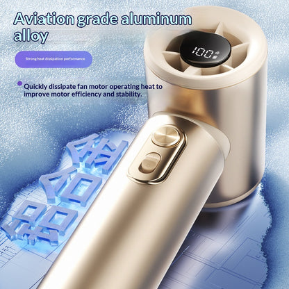 🌬️Wireless Charging Mini Handheld Turbo Fan, 2000mAh Rechargeable Portable Pocket Fan, 20000RPM Quiet High Speed Cooling Fan for Outdoor Travel Commute