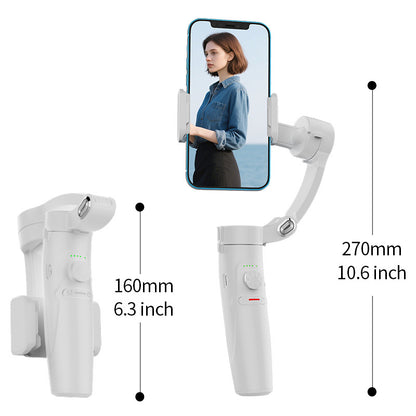🎥 3-Axis Brushless Phone Gimbal Stabilizer, Foldable Handheld Smartphone Video Stabilizer with Built-in Tripod, One Key Zoom & 270° Rotation for Vlog TikTok YouTube Live Stream