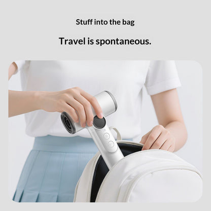 🔌Cordless Rechargeable Hair Dryer, 15600mAh Portable No-Outlet Blow Dryer with Hot & Cold Air, 100 Speed Stepless Adjust, 18W Fast Charging Travel Dryer for Dorm & Outdoor