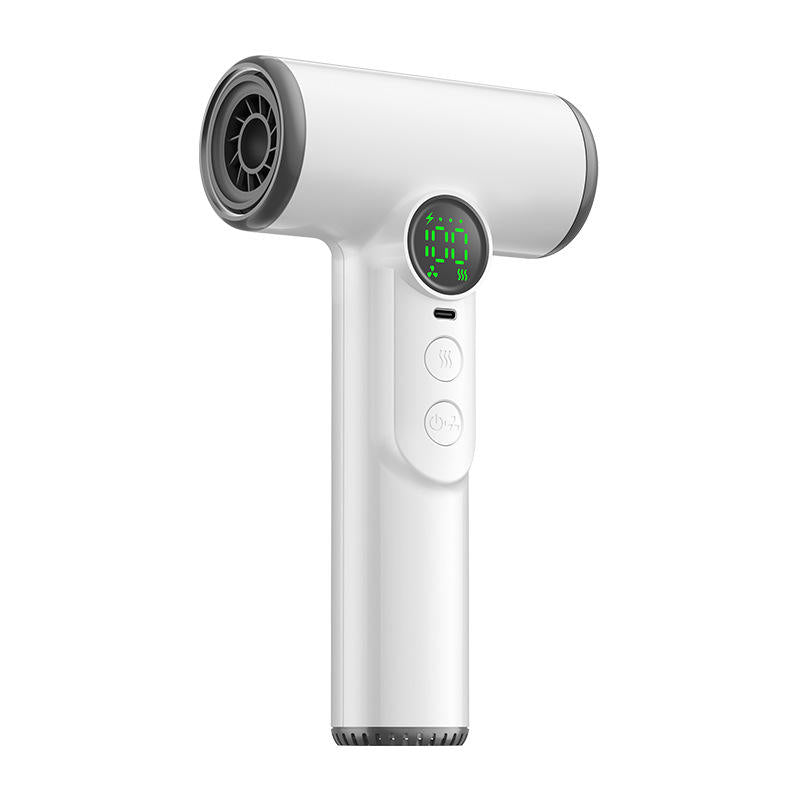 🔌Cordless Rechargeable Hair Dryer, 15600mAh Portable No-Outlet Blow Dryer with Hot & Cold Air, 100 Speed Stepless Adjust, 18W Fast Charging Travel Dryer for Dorm & Outdoor
