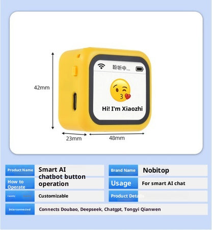 🤖 AI-C1 Pocket Kids AI Companion Robot, Voice Controlled Educational Learning Robot Powered by ChatGPT & Gemini, Screen-Free Smart Talking Robot for Children Homework Learning