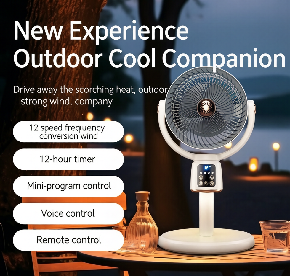 🌬️ Smart Air Circulator Fan, 12-Speed Quiet Brushless Desk Fan with Remote App Voice Control, 3D Oscillating Energy Efficient Whole Room Circulation Fan for Bedroom Home Office