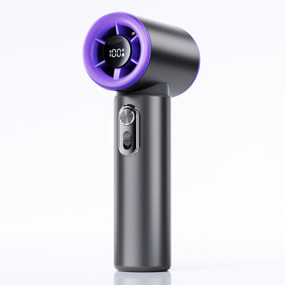 🌬️Wireless Charging Mini Handheld Turbo Fan, 2000mAh Rechargeable Portable Pocket Fan, 20000RPM Quiet High Speed Cooling Fan for Outdoor Travel Commute
