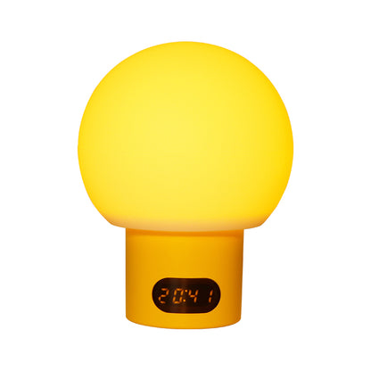 🌕 Full Moon Zero Blue Light Baby Night Light, 1800K Amber Sleep Lamp, FDA Food Grade Silicone Rechargeable Nursery Lamp with Auto Timer & Touch Dimmable for Kids Bedroom